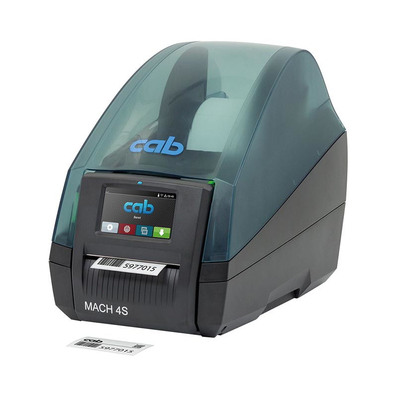 Impresora de etiquetas CAB mach 4s con cortador de etiquetas