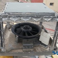 Refrigerador evaporativo sucio