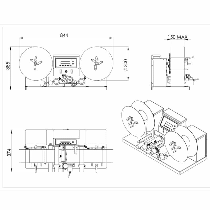 Tratamiento de etiquetas Widerange RW COUNTER CHECK BASIC