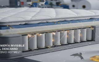Fabricación de colchones con adhesivos hotmelt