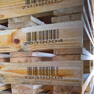 Zanasi 640 Plus e-Jet impresora con certificado EPAL para marcaje en madera