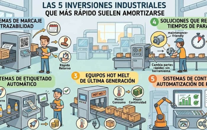 Las 5 inversiones industriales que más rápido suelen amortizarse