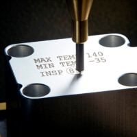 Muestra marcado micropercusión Pryor